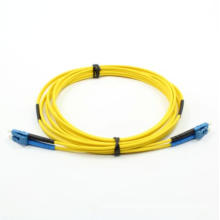 LC-LC Singlemode Duplex Fiber Optic Patch Cord with Clips